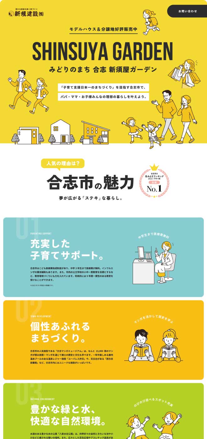 住宅用分譲地販売プロモーション